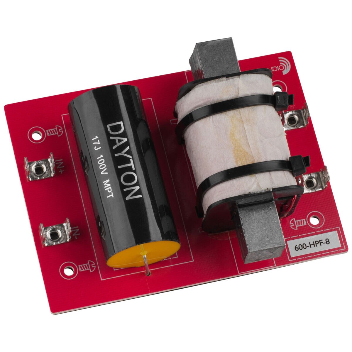 Dayton Audio 600HPF8 High Pass Speaker Crossover 600 Hz 12 dB/Octave